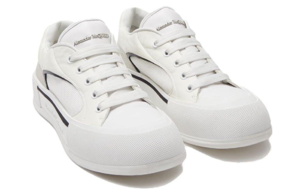 Alexander McQueen Skate Deck Plimsoll Lace Up Sneakers