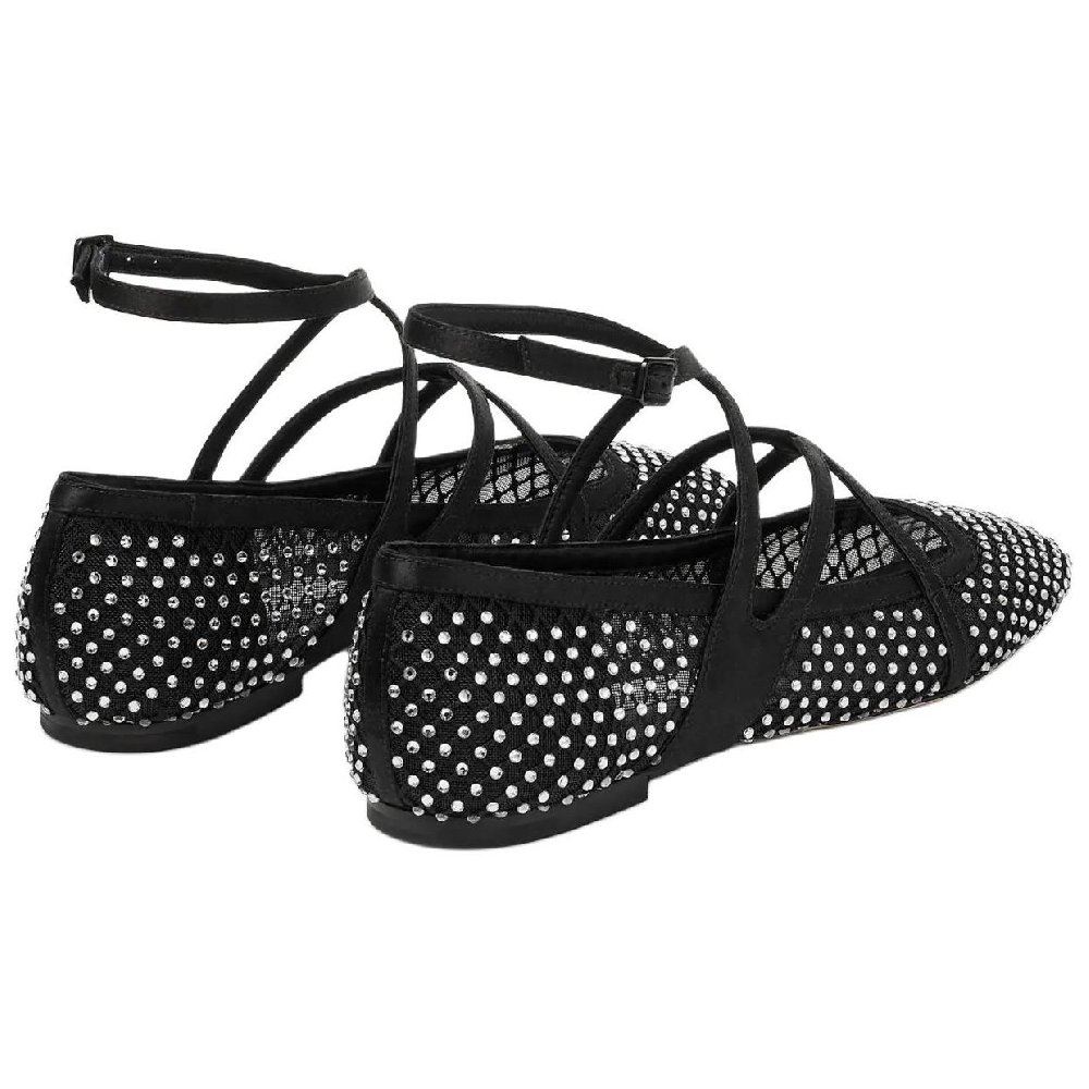 Jimmy Choo Astoria Flat Casual Single Shoes Women's Black