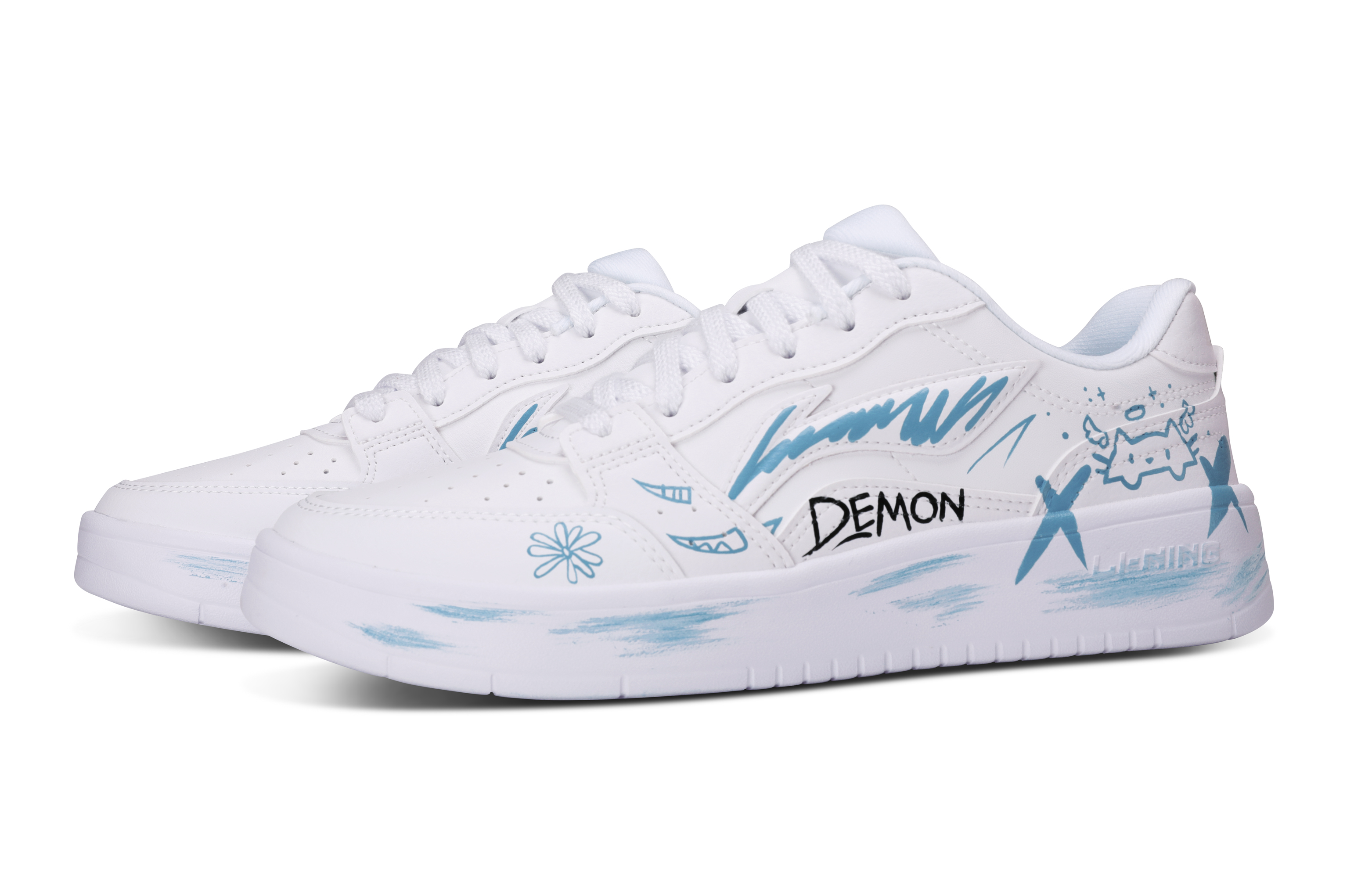 LiNing Acer Truncatum Abrasion Resistant, Lightweight, And Breathable Low top Skateboard Shoes Unisex Light Blue купить в интернет-магазине Yoocart с быстрой доставкой по России.