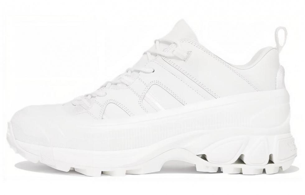 Burberry Arthur Cushioning Lightweight Height Increasing Low-Top Casual Shoes Women's White