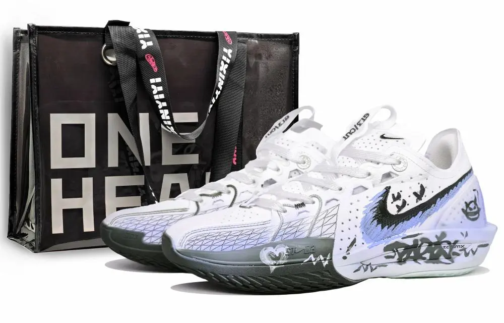 Nike Air Zoom G.T. Cut 3 Shock Absorbers Rebound Low top Basketball Shoes Unisex Refreshing Purple