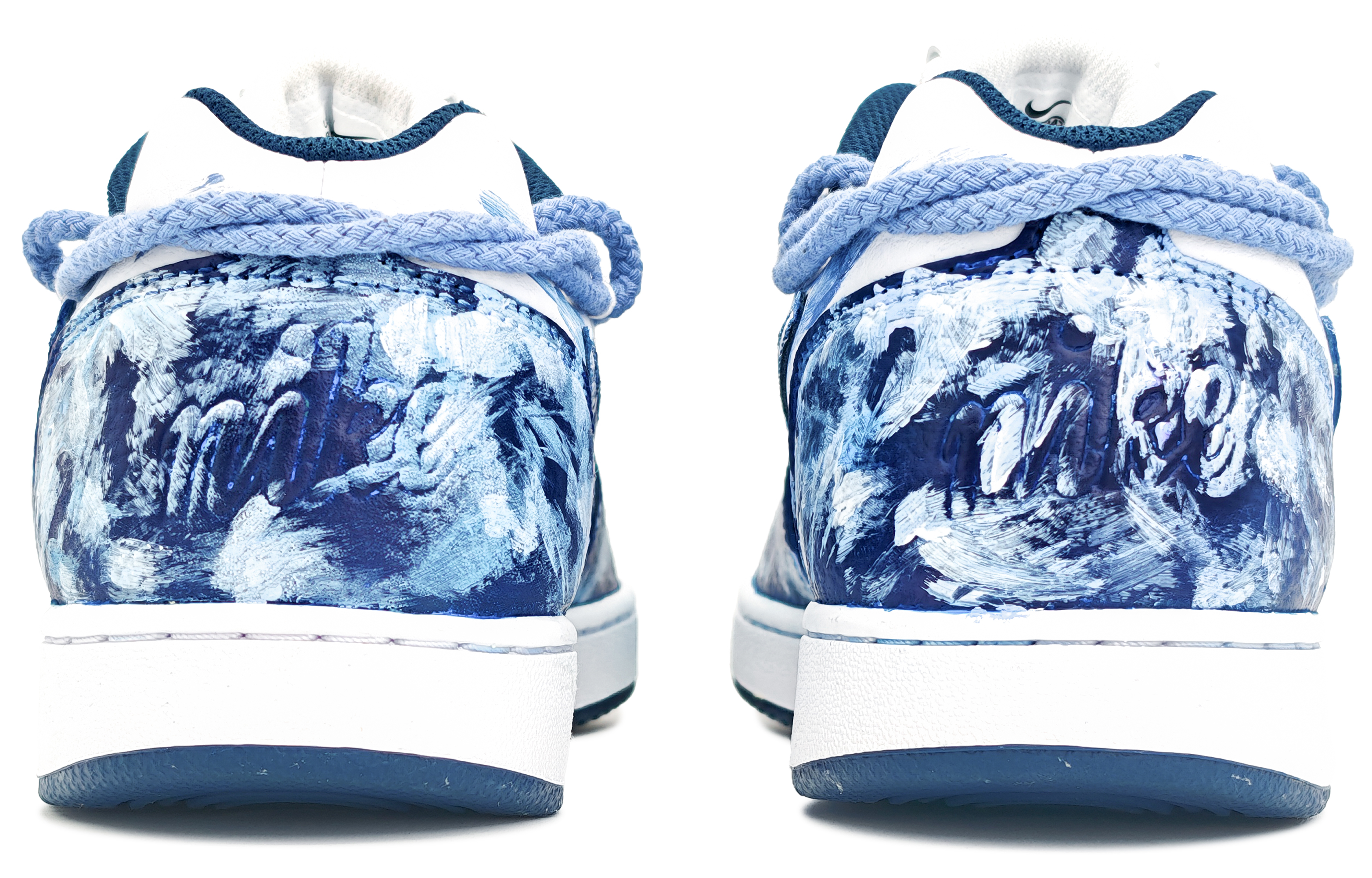 Nike EBERNON Abrasion Resistant Low top Skateboard Shoes Men's Blue купить в интернет-магазине Yoocart с быстрой доставкой по России.