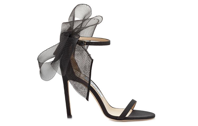 Jimmy Choo Aveline Bow Detail Sandals купить в интернет-магазине Yoocart с быстрой доставкой по России.