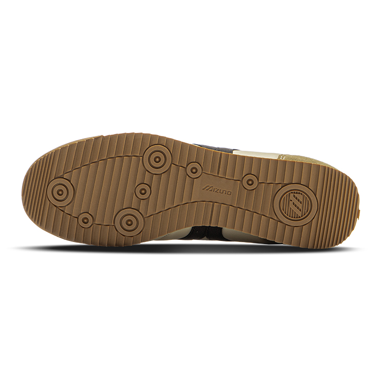 Mizuno LG 60S Slip-Resistant Breathable Low-Top Casual Shoes Unisex Apricot Black