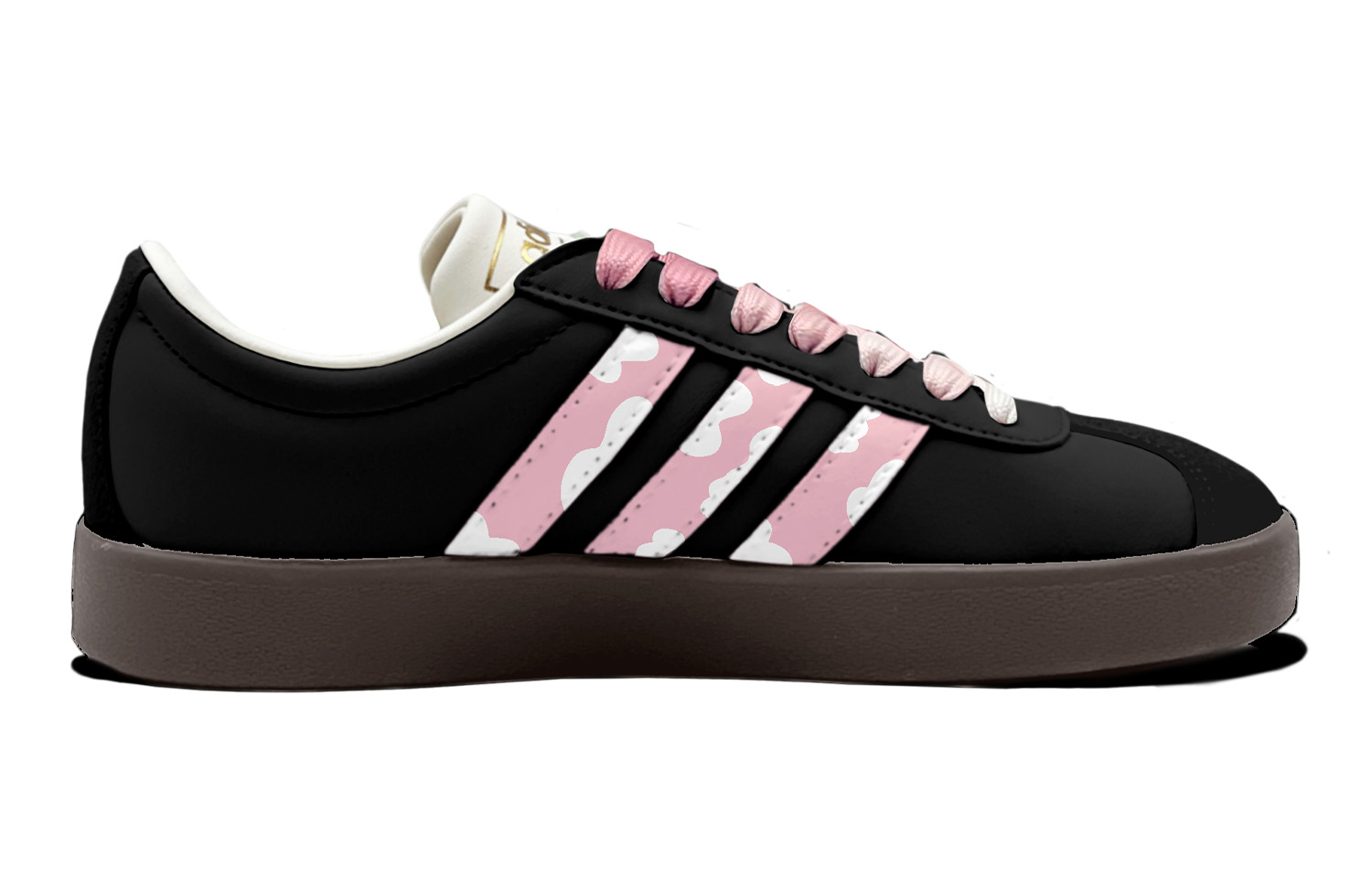 Adidas Vl Court Slip-Resistant Low-Top Skateboard Shoes Unisex Black Pink купить в интернет-магазине Yoocart с быстрой доставкой по России.