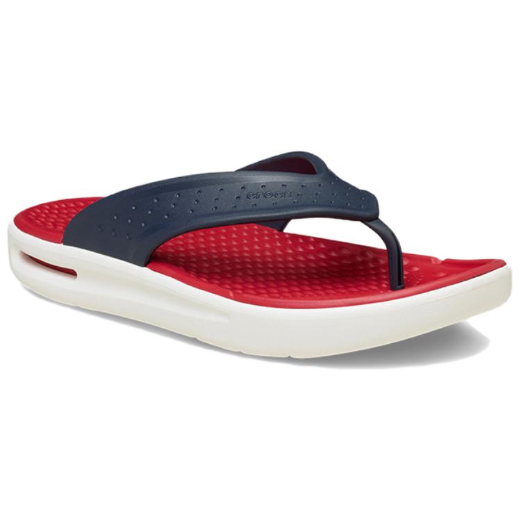 Crocs Abrasion Resistant Flip Flops Unisex Blue Red купить в интернет-магазине Yoocart с быстрой доставкой по России.
