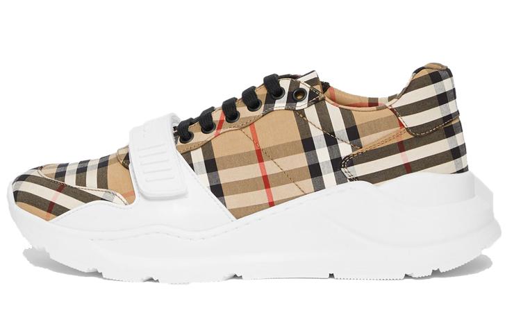 Burberry Vintage Check Cotton Archive Sneakers Beige