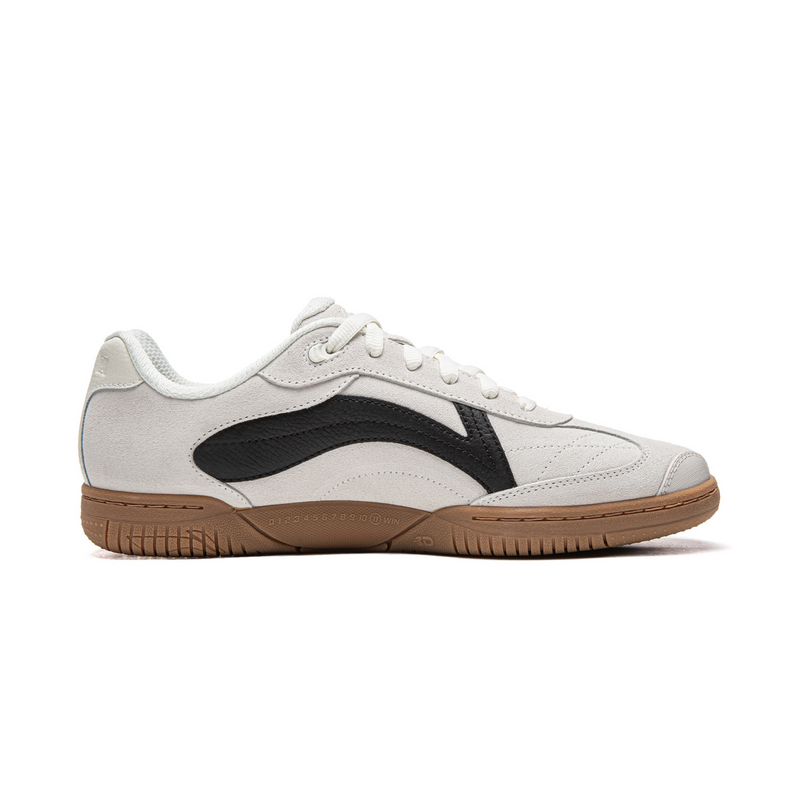 LiNing Abrasion Resistant Breathable Functionality Casual Applicable Scenario Low top Sneakers Unisex Ivory Black