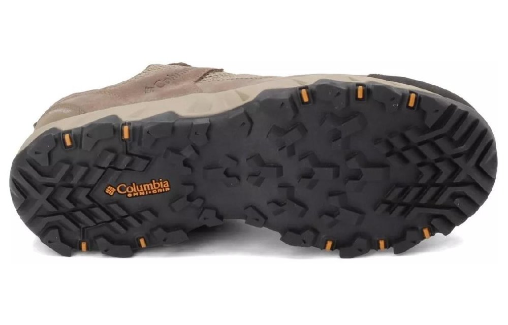 Columbia Slip Resistant, Abrasion Resistant, Breathable Low Top Outdoor Shoes Men's Brown