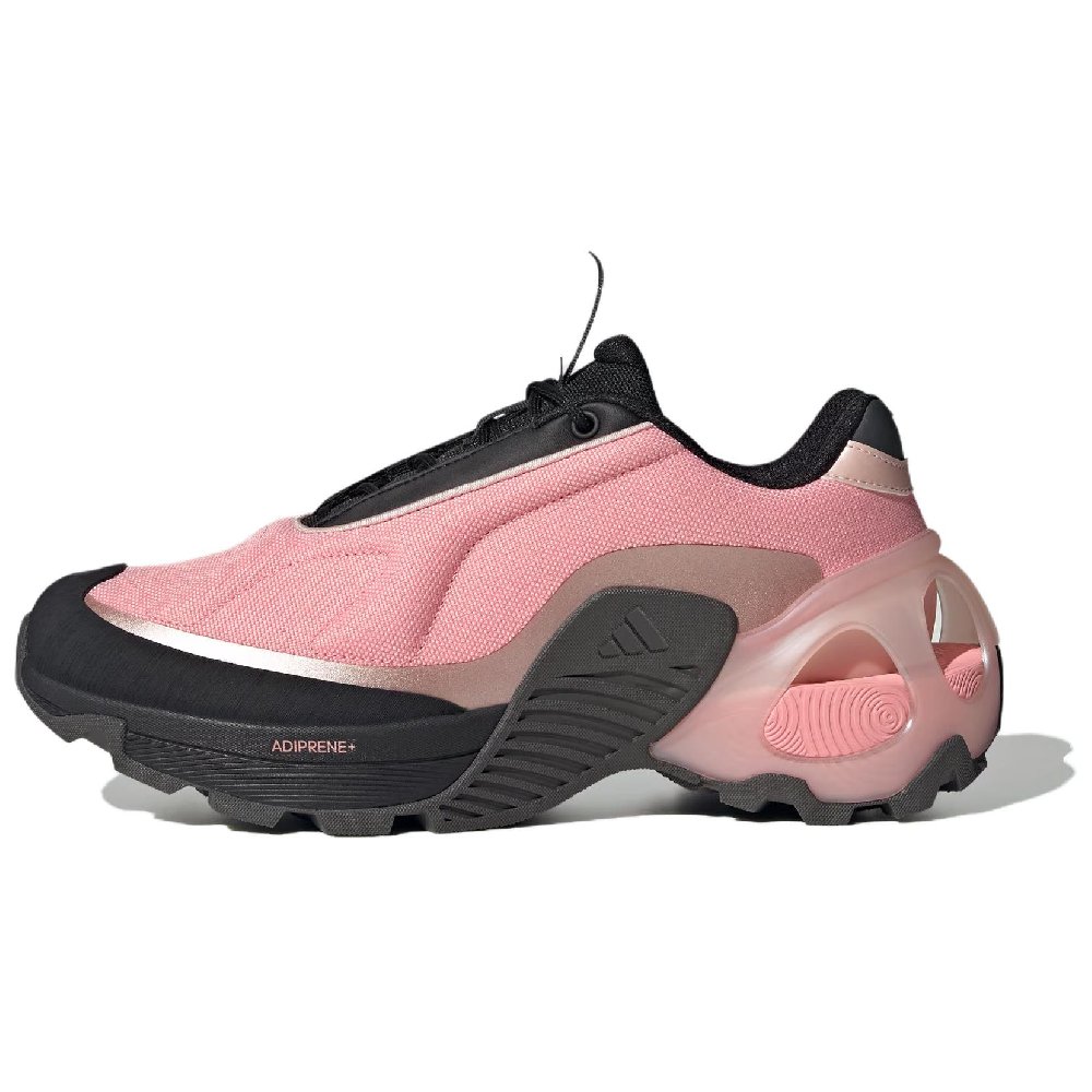 Adidas Wonder Runner Slip Resistant Low Top Running Shoes Unisex Pink Black