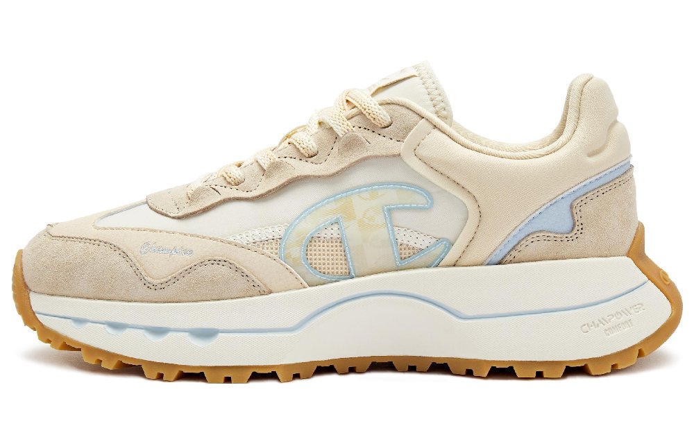 Champion Retro Sports Anti Slip Wear Resistant Low Top Running Shoes Women's Light Blue