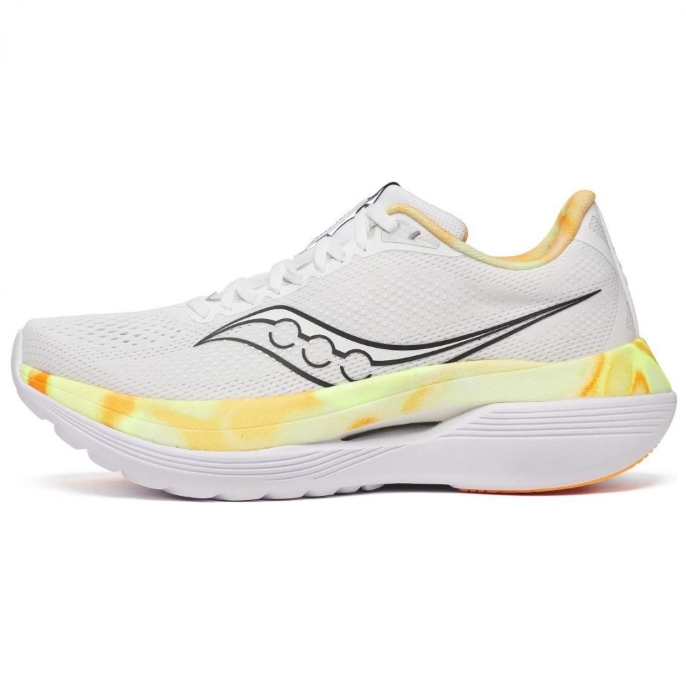 Saucony Endorphin Trainer White Black Yellow Orange