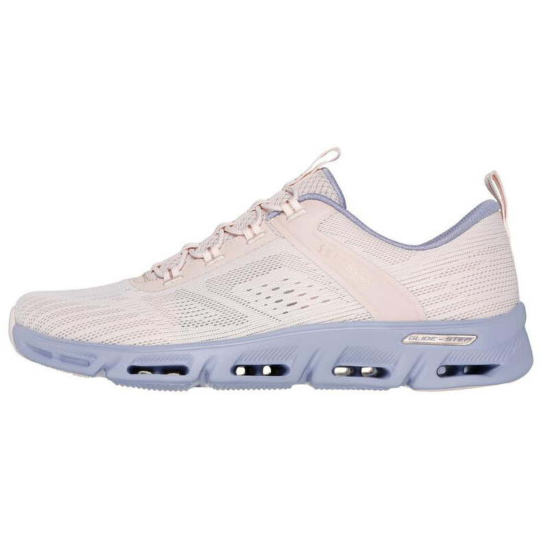 Skechers Cushioned Slip-Resistant Low-Top Shoes Women's Pink Purple