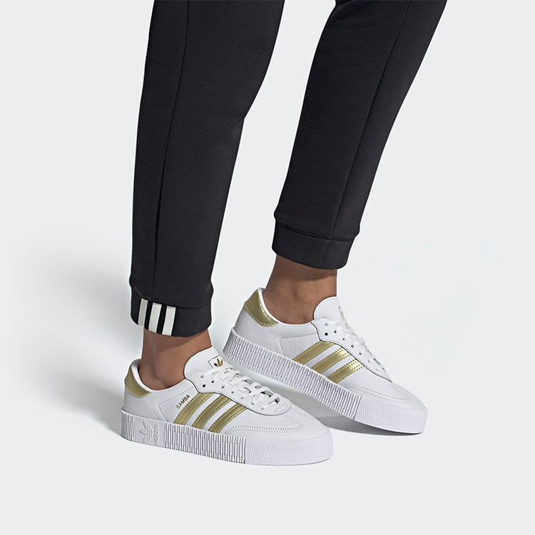 Adidas Sambarose White Gold Metallic Women's купить в интернет-магазине Yoocart с быстрой доставкой по России.