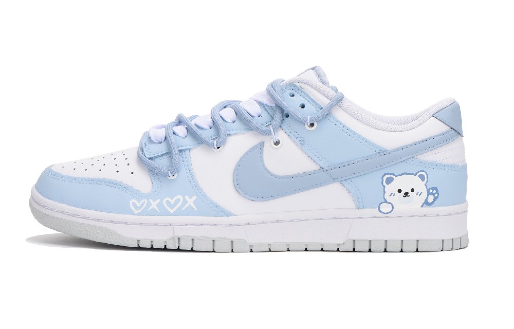 Nike Dunk Low Low-Top Skateboard Shoes GS Blue