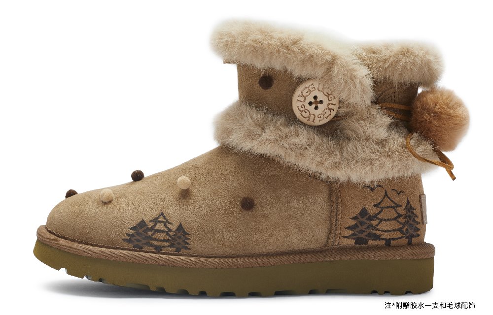 UGG Mini Bailey Bow II Snow Boots Women's Brown