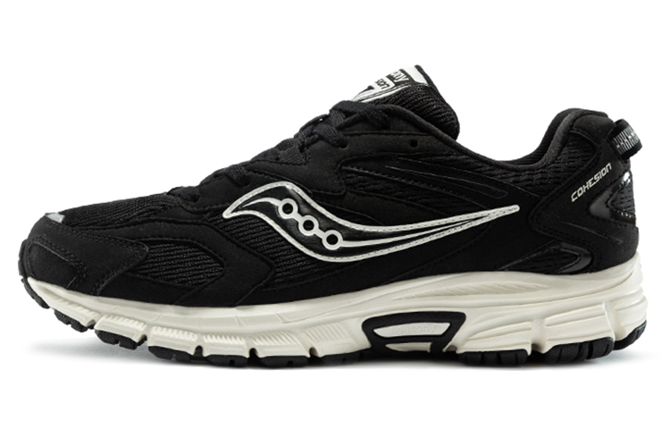 Saucony Cohesion 9 Running Shoes Men Low-Top Black