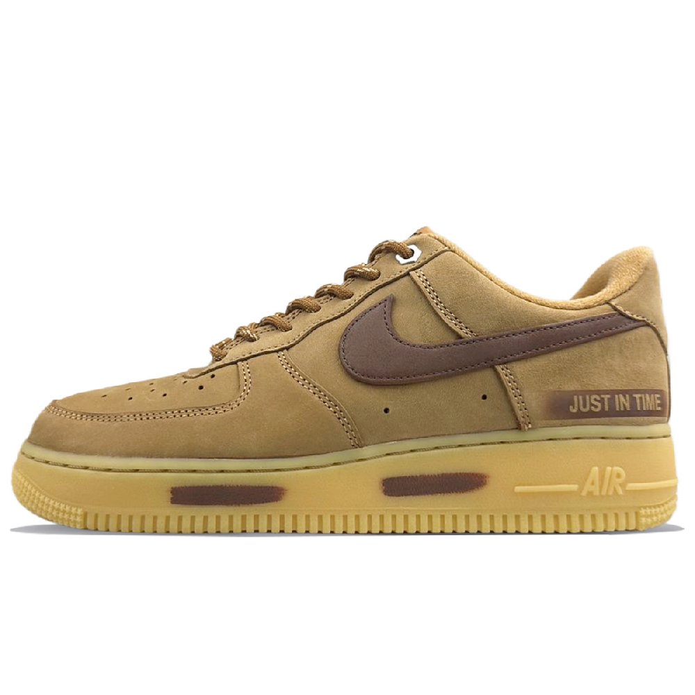 Nike Air Force 1 Slip Resistant, Abrasion Resistant, Lightweight Low Top Skateboard Shoes Unisex Brown