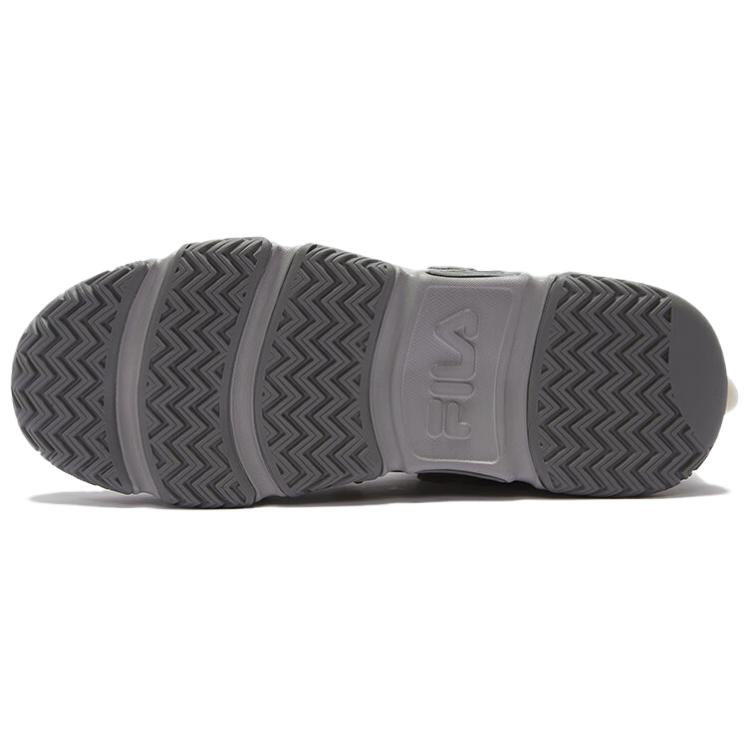 FILA FUSION BUSTER Puffy Shoes Low top Vintage Basketball Shoes Women's Gray