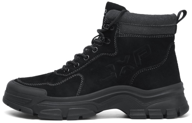 Jeep Mid Top Outdoor Shoes Men's Black