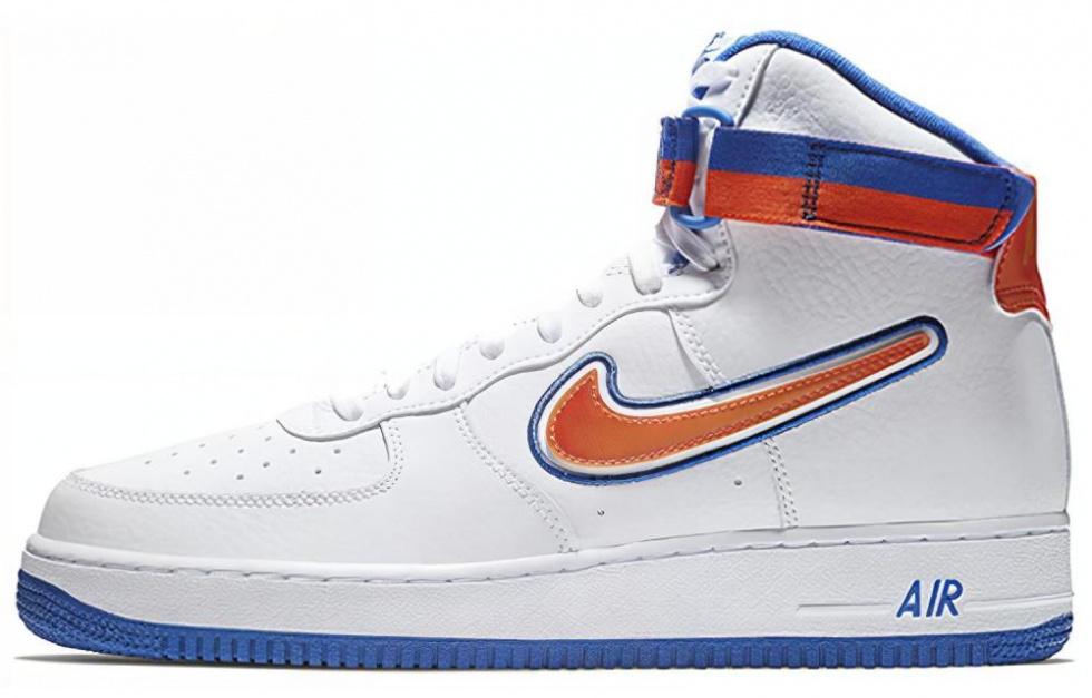 Nike Air Force 1 High Sport Nba White Team Orange Game Royal