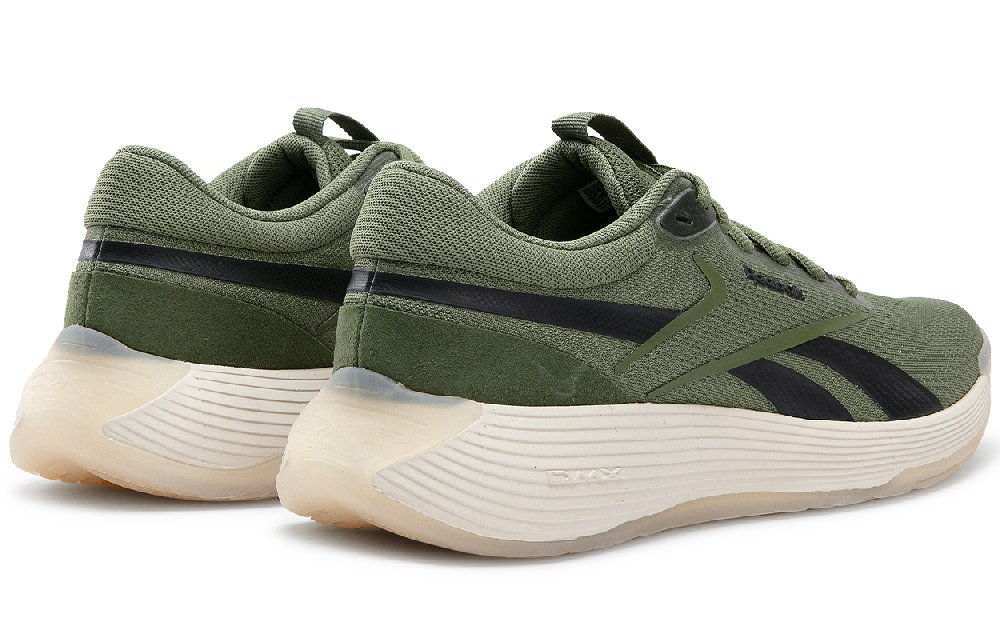 Reebok Wear-Resistant Slip-Resistant Low-Top Running Shoes Unisex Green Black