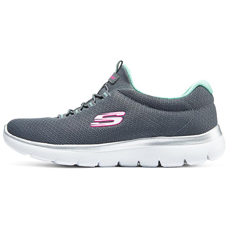 Skechers Summits Abrasion Resistant Breathable Low Top Casual Shoes Women's Gray