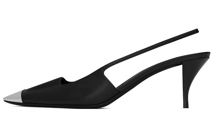 SAINT LAURENT Blade Cone Heel High Heels 6cm Women's Black
