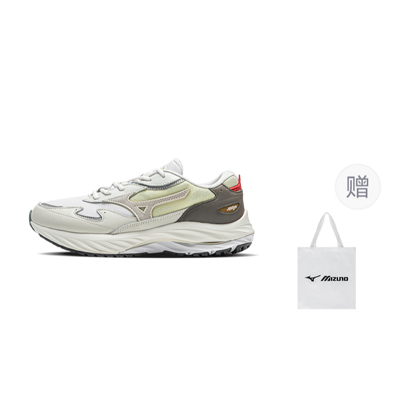 Mizuno Mizuni Wave Rider Beta White Silver Cloud Sunstruck