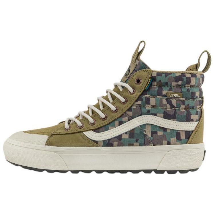 Vans MTE Sk8 Hi High Top Hiking Shoes Unisex Green Brown