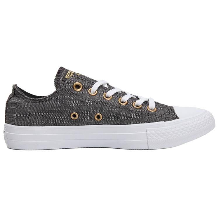Converse CHUCK TAYLOR Anti Slip Wear Resistant Low Top Canvas Shoes Women's Gray