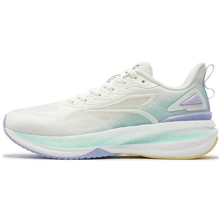 361° Anti-Slip And Wear-Resistant Breathable Low-Top Casual Running Shoes Women's White Purple