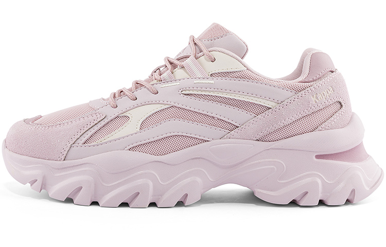 Kappa Cushioning Anti-Slip And Wear-Resistant Low-Top Chunky Sneakers Women's Iris Purple
