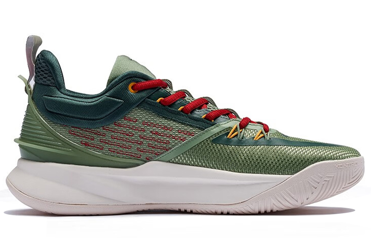 361° Restraint 3 Basketball Shoes Men Low-Top Green/White