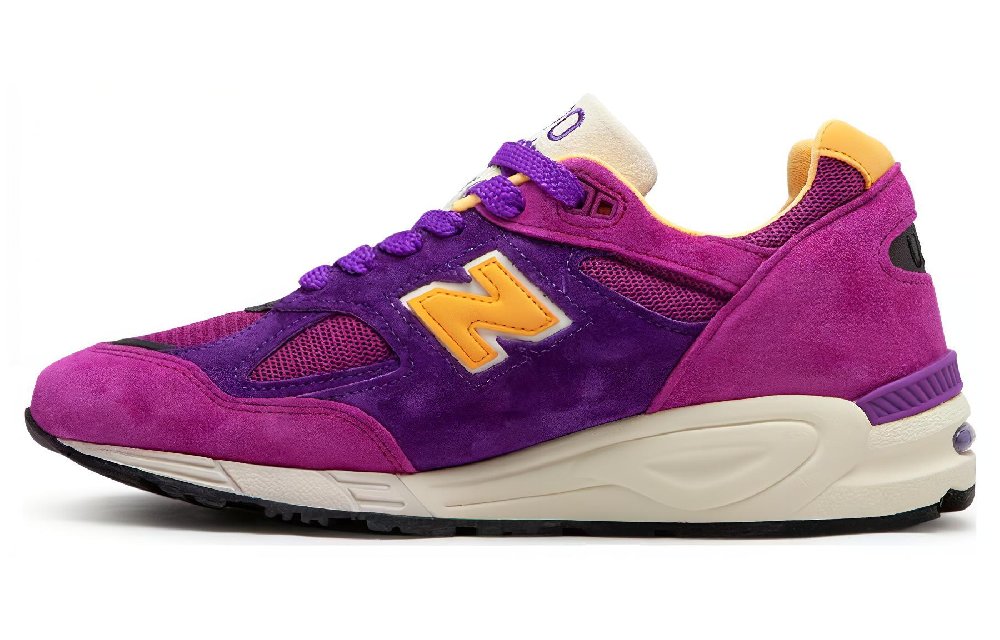 New Balance 990v2 MiUSA Teddy Santis Purple Yellow