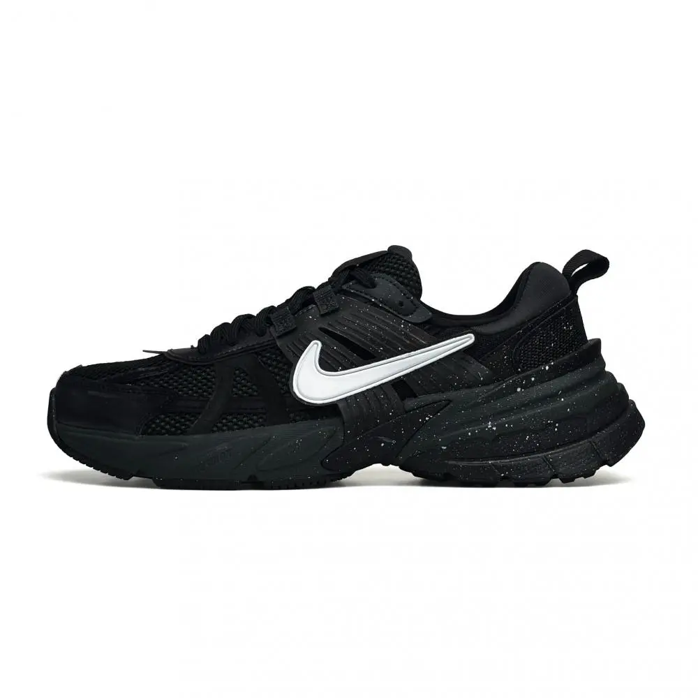 Nike V2K Run Abrasion Resistant Low top Running Shoes Unisex Black White