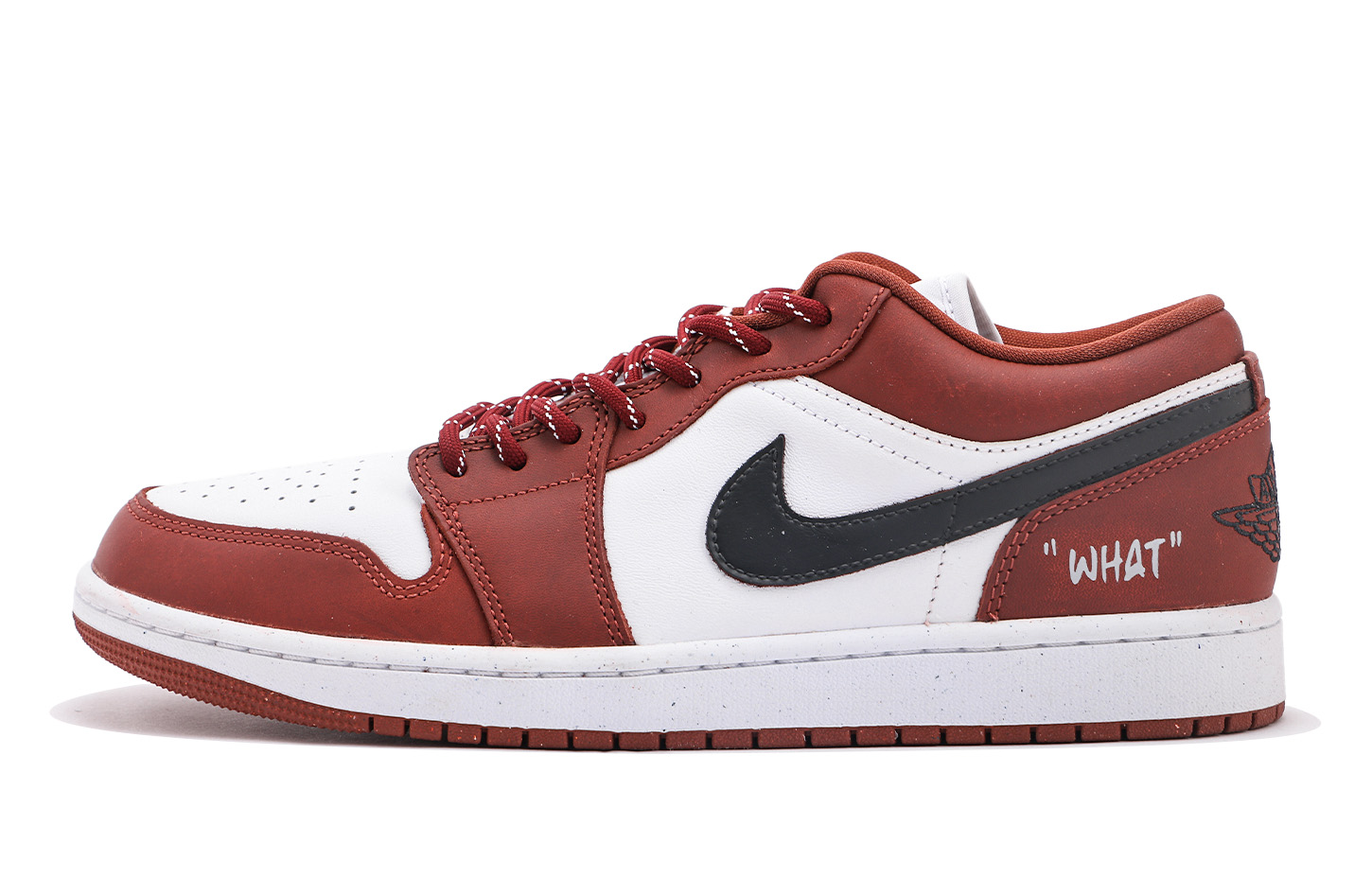 Jordan Air Jordan 1 Anti Slip Wear Resistant Low Top Vintage Basketball Shoes Unisex Black Red купить в интернет-магазине Yoocart с быстрой доставкой по России.