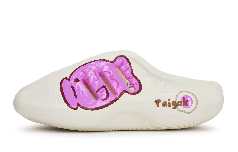 Adidas Originals AdiFOM IIInfinity Mules Quiet Abrasion Resistant Closed Toe Slippers Unisex White Purple