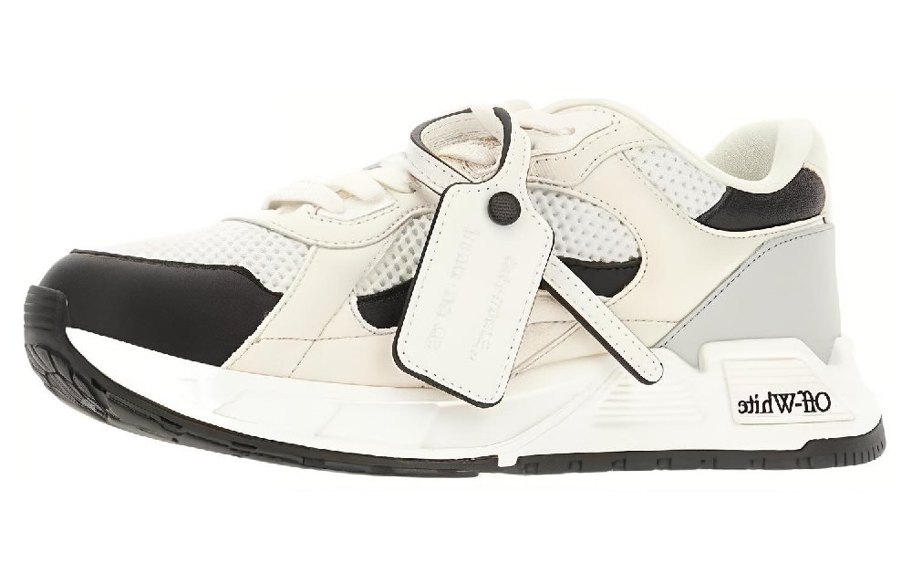 OFF WHITE Kick Off Leather Sneakers Women's