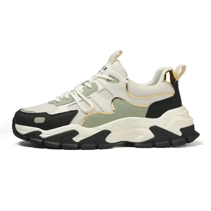 JEEP SPIRIT Chunky Sneakers Men's Low top Shuffleboard White