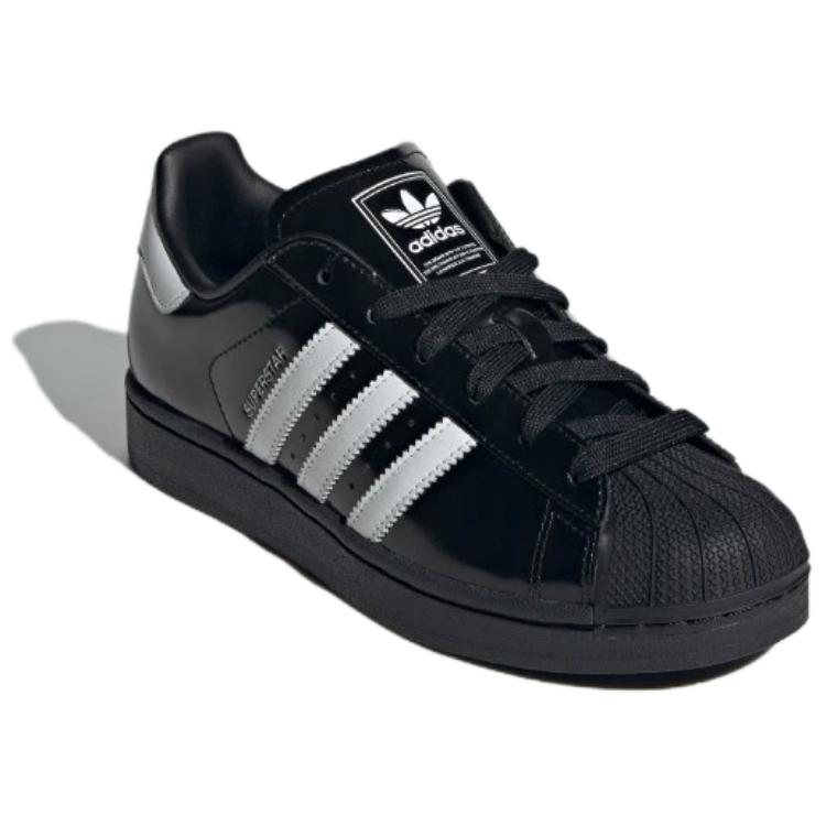 Adidas Superstar Ii Black White Patent Women's