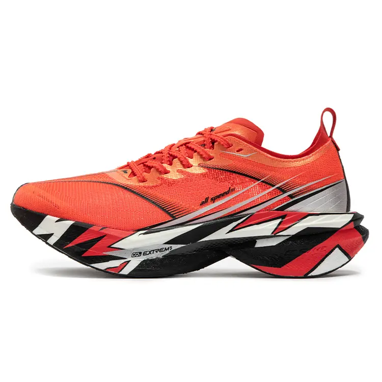 361° Flying Dragon 2.0 Running Shoes Unisex Low top Luminescent Dark Red/Obsidian Black
