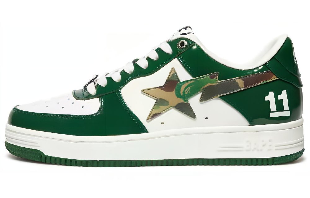 A BATHING APE Bape Sta Taipei 15 Anniversary 'White Green' Women's