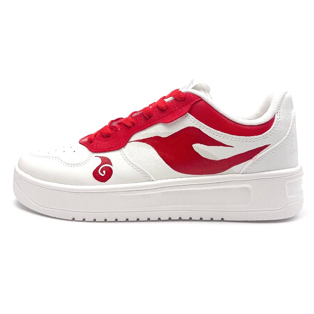 Anta Slip-Resistant Cushioning Abrasion-Resistant Low-Top Skateboard Shoes Unisex White Red