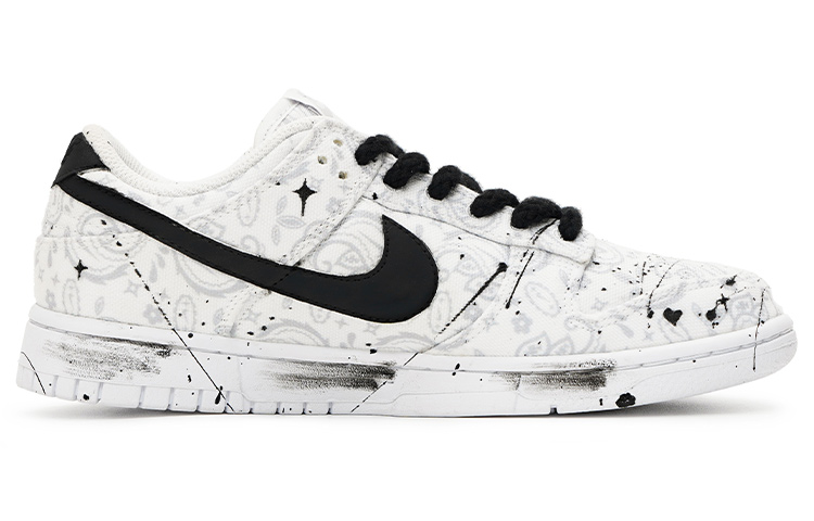 Nike Dunk Low Top Skateboard Shoes Women's White Black купить в интернет-магазине Yoocart с быстрой доставкой по России.