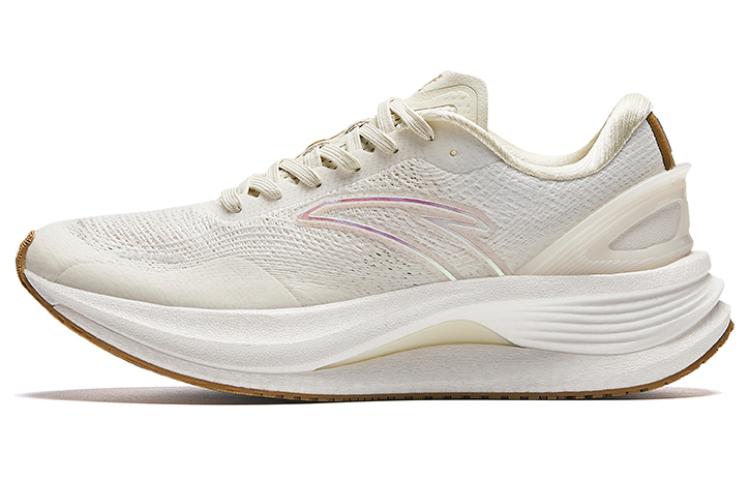 Anta Champion Running Shoes Pro Xian Technology Cushioning Wear-Resistant Low-Top Running Shoes Women's White Gray