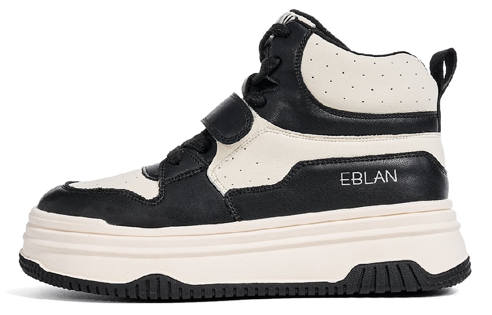 EBLAN Abrasion Resistant High Top Skateboard Shoes Women's Black