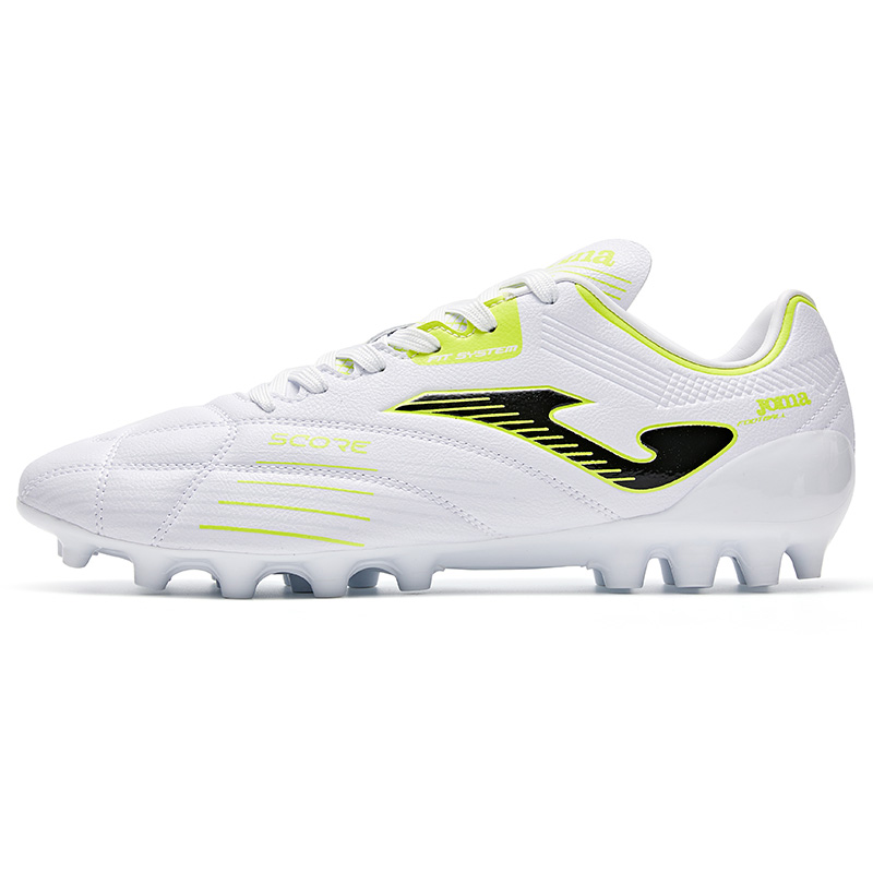 Joma MG Rubber Short Studs Natural Ground Soccer Shoes Men's White SCORECUP
