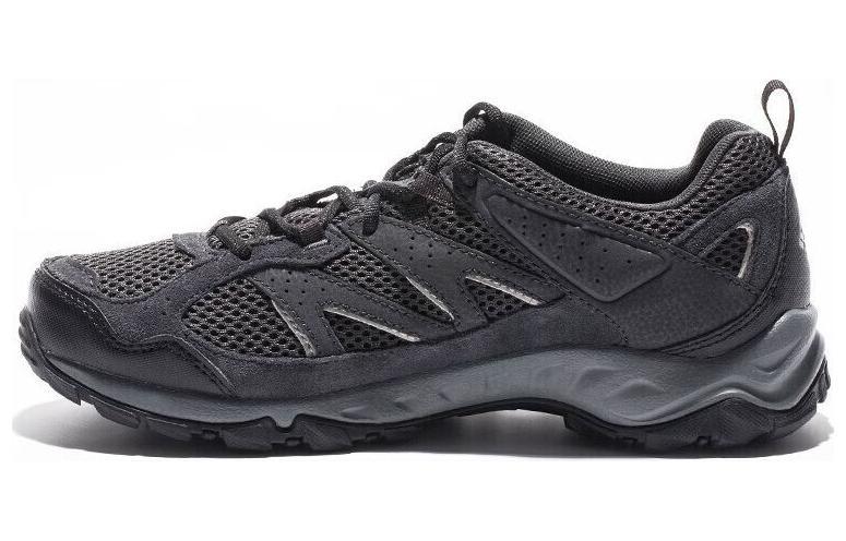 Columbia PLAINS RIDGE Abrasion Resistant Breathable Low Top Outdoor Shoes Men's Gray
