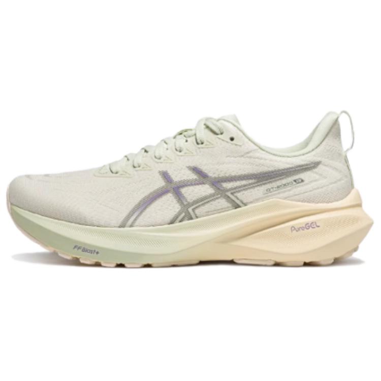 Asics GT 2000 13 Anti Slip Wear Resistant Low Top Running Shoes Women's White Silver
